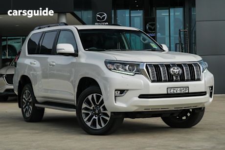 White 2023 Toyota Landcruiser Prado Wagon VX