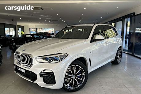 White 2018 BMW X5 Wagon Xdrive 30D Xline (5 Seat)