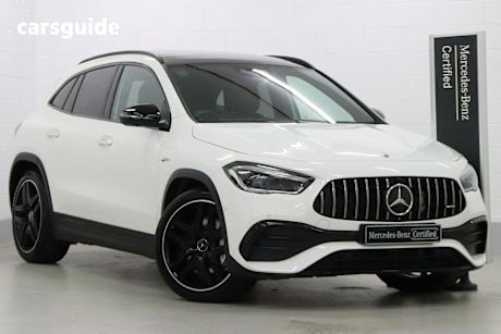 White 2020 Mercedes-Benz GLA-Class Wagon GLA35 AMG 4WD