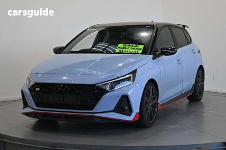 Blue 2021 Hyundai I20 Hatchback N