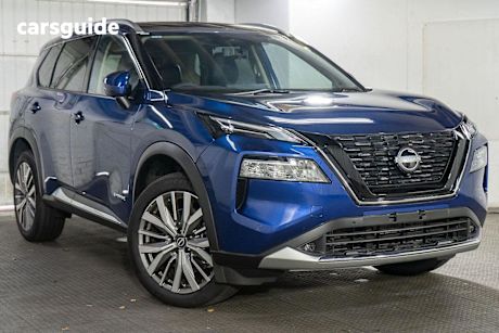 Blue 2024 Nissan X-Trail Wagon TI-L (4WD) E-Power (hybrid)