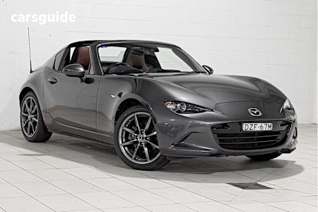 Grey 2018 Mazda MX-5 Convertible Roadster GT