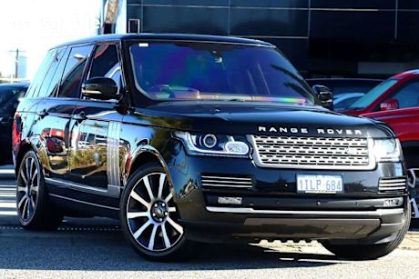 Black 2016 Land Rover Range Rover Wagon Vogue SE SDV8
