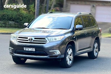 Grey 2010 Toyota Kluger Wagon KX-S (fwd)