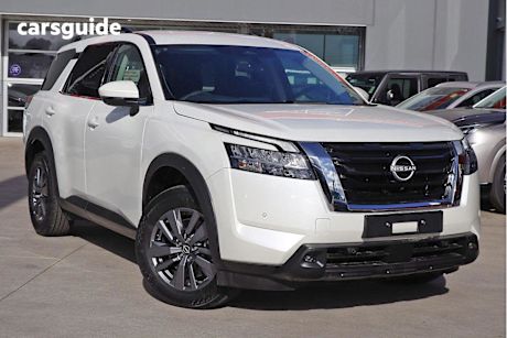 White 2025 Nissan Pathfinder Wagon ST-L (2WD)