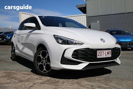 White 2024 MG MG3 Hatchback Excite Hybrid+