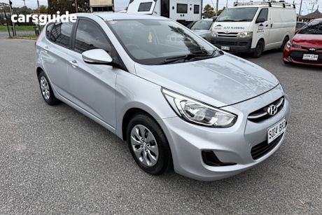 Silver 2016 Hyundai Accent Hatchback Active