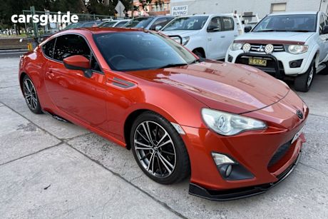 Orange 2012 Toyota 86 Coupe GT