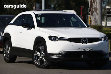 White 2021 Mazda MX-30 Wagon G20E Astina Mhev
