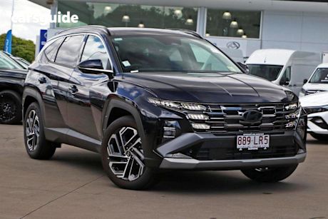 Blue 2024 Hyundai Tucson Wagon Premium (awd)
