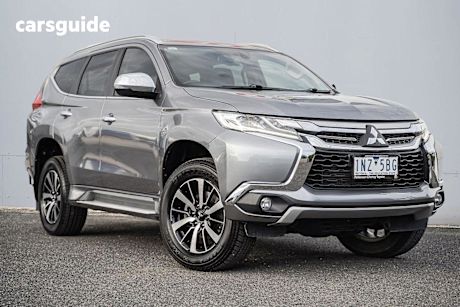 Grey 2017 Mitsubishi Pajero Sport Wagon GLS (4X4) 7 Seat