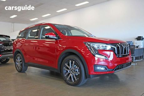 Red 2025 Mahindra XUV700 Wagon AX7L