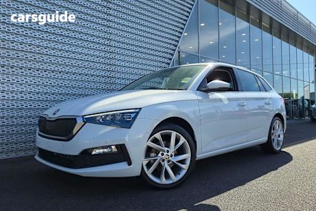 White 2024 Skoda Scala Hatchback Signature 110TSI