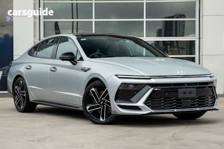 Silver 2025 Hyundai Sonata Sedan N Line