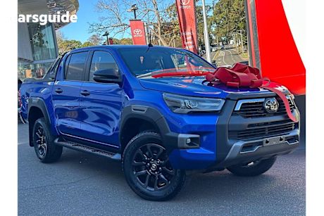 Blue 2021 Toyota Hilux Double Cab Pick Up Rogue (4X4)