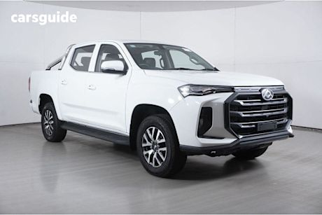 White 2023 LDV ET60 Double Cab Utility Electric