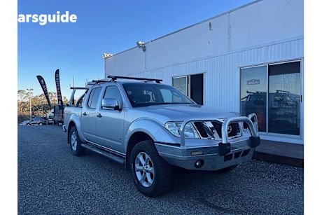 Silver 2012 Nissan Navara Dual Cab Utility ST-X 550 (4X4)
