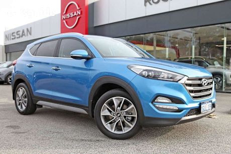Blue 2017 Hyundai Tucson Wagon Elite (fwd)