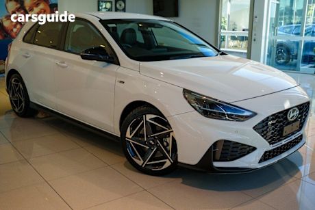 White 2024 Hyundai I30 Hatchback N Line Mhev