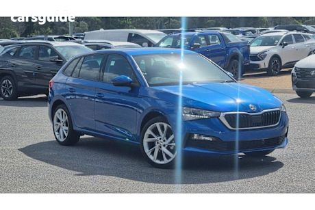 Blue 2022 Skoda Scala Hatchback Ambition 85TSI