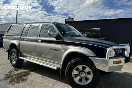Blue 2005 Mitsubishi Triton Double Cab Utility GLS (4X4)