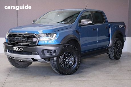 Blue 2020 Ford Ranger Double Cab Pick Up Raptor 2.0 (4X4)