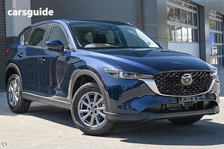 Blue 2025 Mazda CX-5 Wagon G25 Maxx Sport (fwd)