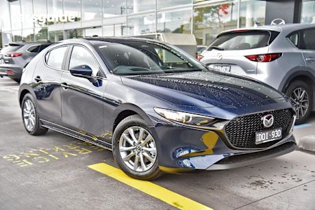 Blue 2024 Mazda 3 Hatchback G20 Pure