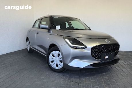 Silver 2024 Suzuki Swift Hatchback Hybrid