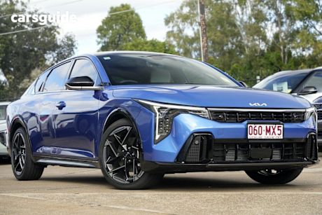 Blue 2024 Kia K4 Sedan GT-Line