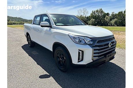 White 2024 KGM Ssangyong Musso Ute Tray ULTIMATE LUXURY 4X4