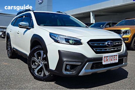 White 2021 Subaru Outback Wagon AWD TOURING 4WD
