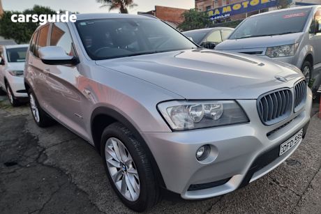 Silver 2013 BMW X3 Wagon Xdrive 20I