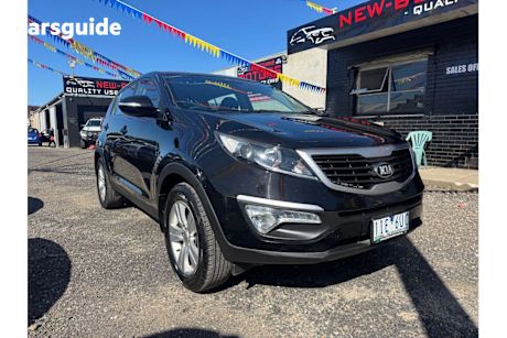 Black 2013 Kia Sportage Wagon SI F