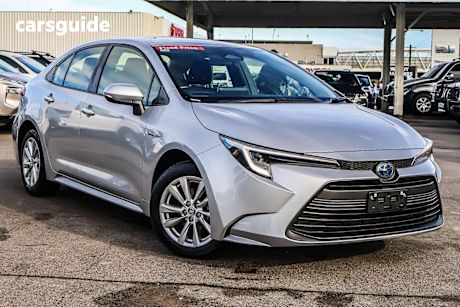 Silver 2023 Toyota Corolla Sedan ASCENT SPORT HYBRID F