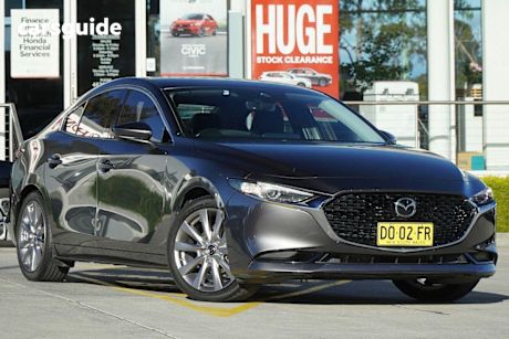 Grey 2019 Mazda Mazda3 Sedan G20 TOURING F