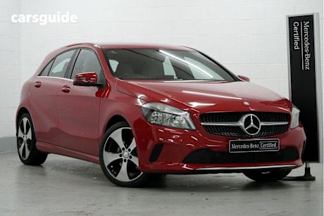 Red 2016 Mercedes-Benz A-CLASS Hatch A200 F