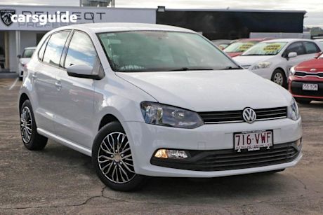 White 2015 Volkswagen Polo Hatchback 66 TSI Trendline