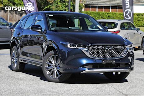 Blue 2025 Mazda CX-5 Wagon G35 Akera Turbo (awd)