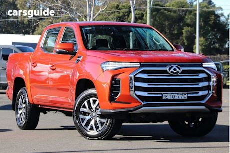 Orange 2022 LDV T60 Double Cab Utility MAX PRO (4X4)