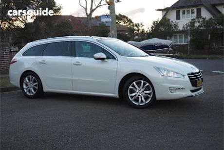 White 2012 Peugeot 508 Wagon Allure Touring 1.6T