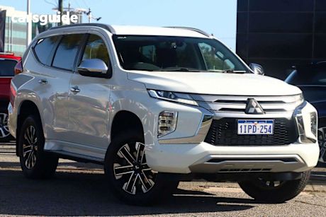 White 2021 Mitsubishi Pajero Sport Wagon GLS (4X4) 7 Seat