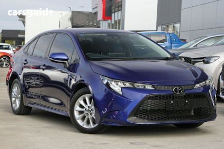 Blue 2022 Toyota Corolla Sedan Ascent Sport