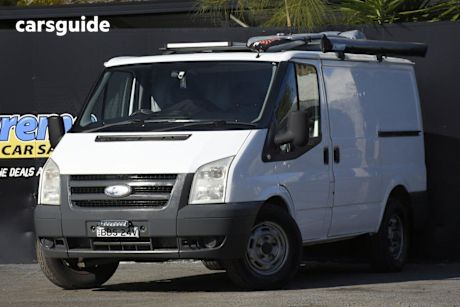 White 2007 Ford Transit Van LOW (swb)