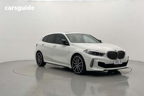 White 2021 BMW M135I Hatchback Xdrive