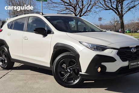 White 2023 Subaru Crosstrek Wagon AWD 2.0L