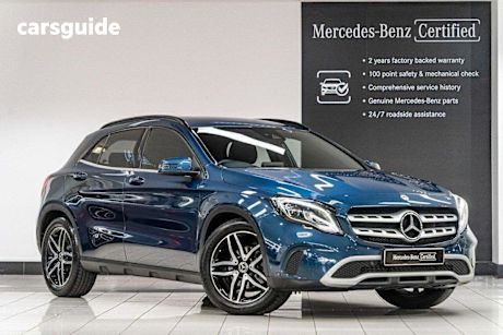 Blue 2019 Mercedes-Benz GLA180 Wagon Urban Edition