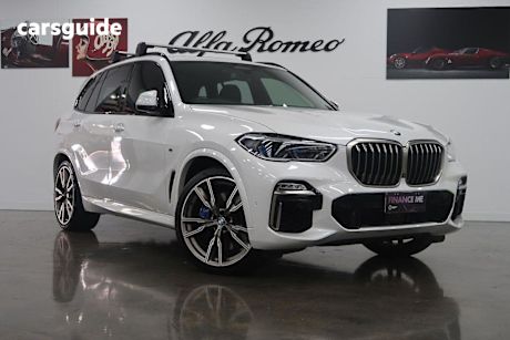 White 2019 BMW X5 Wagon M50D