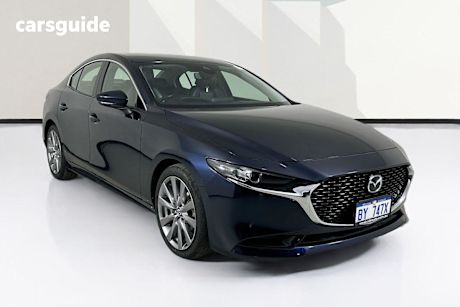 Blue 2020 Mazda 3 Sedan G20 Touring