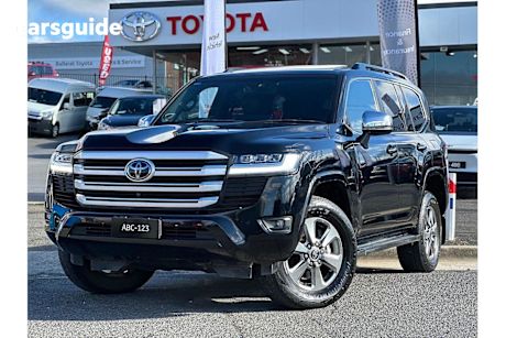 Black 2021 Toyota Landcruiser Wagon LC300 Sahara (4X4)